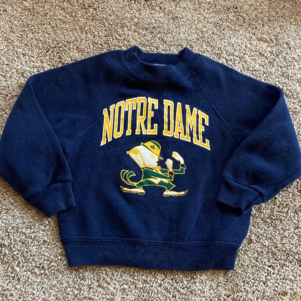 Vintage 80s College Sweatshirt Norte Dame